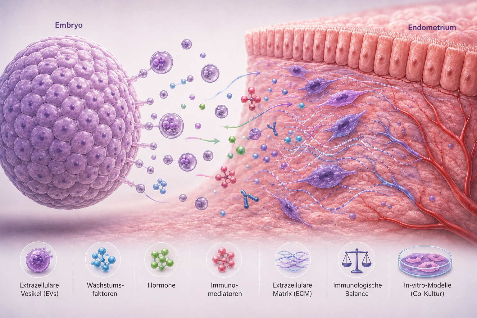Embryo- und feto-maternale Kommunikation