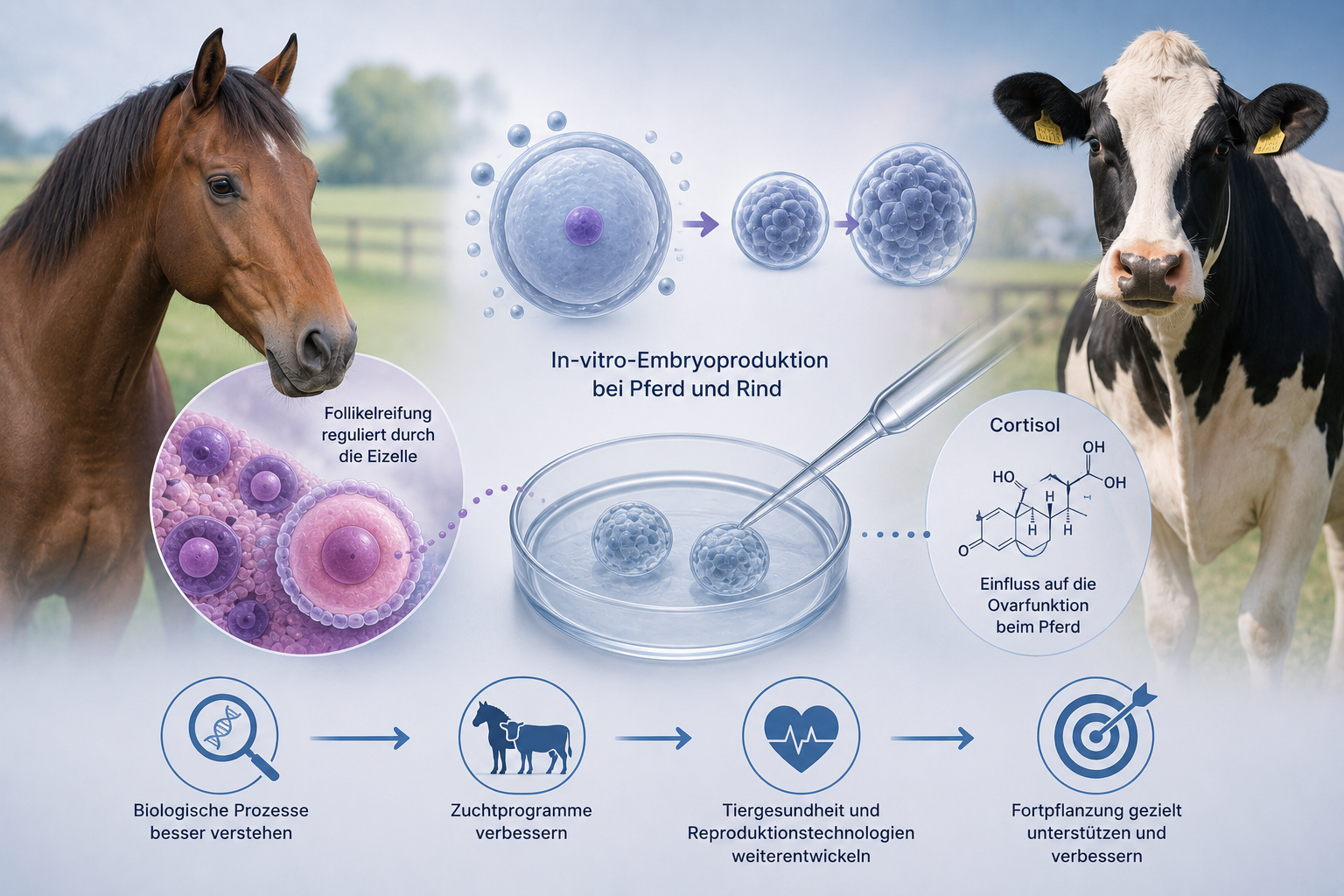 Reproduktionsbiotechnologien bei Pferd und Rind